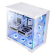 SAMA Q96 white desktop game computer fish tank dual compartment sea view homeowner case double-sided tempered glass/back-mounted motherboard/maximum E-ATX/360 water cooling/10 fan positions