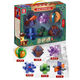 LUBAN LOCK TOL SET PLUS CADEAUX POUR LES ENFANTS AGED 3 à 12 ans, jouets intellectuels pour les élèves du primaire, les anneaux et les balles de déverrouillage variables, le coffre-cadeau de 9 pièces