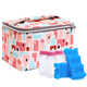 Bolsa de mamá Liuba Lyuba, bolsa de almacenamiento de leche, bolsa de hielo, bolsa fresca, bolsa de refrigeración de leche materna, HY2068 Luo Yinghong