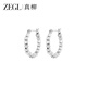 ZEGL small sugar cube earrings earrings earrings female temperament high-end autumn and winter new style female light luxury gift for best friend birthday gift