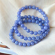 OeinOEIN natural crystal tanzanite round bead single circle bracelet women's crystal colored gemstone bracelet jewelry gift tanzanite about 8MM sent one