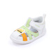 Dr. Jiangs Sommer vielseitiger Cartoon Front-Schritt-Schuhe für Jungen, Baby Kleinkinder, süße Kinderbag-Toe-Sandalen, Reis/Grün/Orange, Größe 21, Fußlänge ca. 12,3-12.9