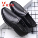 YRC Yierkang Zapatos de cuero New Genuine Leather Business Formal Wear Shoes para hombres SOMPLE SOLO COMOLENTE COMODADO CAPA DE PAPO MENDIDO DE MEDIO DE MEDIO MEDIOS