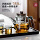 TEAHUE teapot glass teapot tea water separation boiling teapot high borosilicate kettle heat-resistant office household tea set