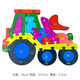 Burjuman Baby Puzzle Big Blocks Введение Цифровое мультипликационное пирог доски Montessori