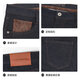 
Lilang jeans men's nine-point pants low waist narrow feet slim pants autumn 2025 new four-sided stretch men's pants 419 version denim blue (24QNZ12001) 29 (160/74A)