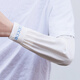 Changyin summer sunscreen men's loose version straight ice silk sleeves arm sleeves fishing construction site driving and cycling sleeves dark gray