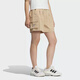 阿迪达斯 （adidas）短裤女裤2025夏季新款运动裤工装风舒适透气休闲短裤子 JL9274卡其色 M