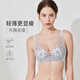 Odifen rabbit ears underwear for women with big breasts, sexy and breathable lace new Chinese style Chinese style bra without steel rings Black 75B 34B_=