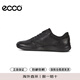 Ecco Casual Leather Zapatos de cuero zapatillas acolchadas para hombres Irving 511734 51052 Negro 42 Regalo de San Valentín chino