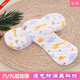 Chengyang baby diapers pure cotton breathable newborn baby meson cloth gauze washable cotton ring diapers peanut type waterproof 5 strips three-layer white rectangle M code