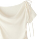 Silk Cypress House Sweater en tricot à une longueur 2025 Été Nouveau Style Femme littéraire Lady Pullover courte courte à manches courtes