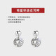 Qi Xiaomi s999 pure silver earrings for women, ear piercing, ear bone nails, sterling silver earrings, no need to take them off when sleeping, 2025 new earrings, a pair of 999 pure silver 2mm earrings, ear care and anti-falling