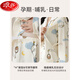 
LangSha (LangSha) confinement clothes for women with breast pads for confinement clothes for women in spring and autumn long pure cotton breastfeeding and postpartum nightgown feeding during pregnancy AM-11991-DK1008 M