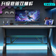 Quanpinwu solid wood computer table desktop e-sports table home two-person game table office desk workbench learning writing table