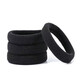 Black thickened thick ponytail high elastic rubber ring head rope hair ring holster hair rope student adult rubber band black 60
