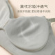 雅鹿平胸专用小胸聚拢显大加厚美背无痕内衣女2025新款文胸钢圈胸罩 粉底液隐形肤 1cm微厚(自然圆润) M
