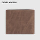 Cnoles Herren Brieftasche Kurzer Brieftasche Mehrere Karten Multifunktionskarten Karten Brieftasche Geburtstagsgeschenk für Papa Freund Ehemann Brown Brown