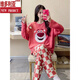 
Victoria's style pajamas for women in summer thin long sleeves trousers suit for spring ladies new autumn and winter cute loose SSM-15567 women M [75-100Jin [Jin equals 0.5 kg]]