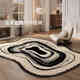 
Shenyang Yanmiao carpet living room special-shaped light luxury high-end 2025 new style free carefree irregular sofa coffee table floor mat bedroom Wenwan-11972 140*200cm (suitable for small sofas for 2-3 people)