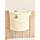 Baby reines Baumwollbett Hanging Bag Baby Bett Aufbewahrung Beutel Windel Windel Windel Aufbewahrung Kinder Nachteile Aufbewahrung Bag Wald Kaninchen 20*21 cm