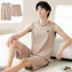 PALANDO PAJAMAS POUR HOMMES POUR SUMBRE CORTON PURS COPE SEPLEST SHORTS LA TAILLE DE LA LA LA LA LA LA LA LA LA LA LA MAISON DES VENDEMENTS SUMBRÉE MENSELLEMENT 13657 [Coton pur, adapté à la peau et respirante] L [suggéré pour 100-120 Jin [Jin est égal à 0,5 kg] usure]