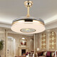 
Bronze Age Invisible Ceiling Fan Light Fan Light Living Room Dining Household Simple Modern Fan Chandelier with Fan Lighting 9923