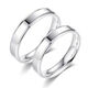 Laofengxiang pt950 platinum ring for men and women, smooth plain ring, platinum pair ring, frosted couple ring, gift for girlfriend, platinum simple love - men's ring (curved surface), be sure to note the number (8-25) or leave it when you are closed.