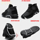 Mick Owen Autumn Invisible Altura que mejora los zapatos para hombres de 10 cm de 10 cm de altura de hombres que mejora 8 cm6 zapatos deportivos casuales para hombres zapatos versátiles de moda 826 altura negra que mejora 8 cm 37 37