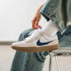 耐克（NIKE）男鞋子男 25夏季新款透气耐磨运动鞋帆布小白鞋减震滑板鞋休闲鞋 【主推】深海蓝-橡皮浅褐/晒图退10/建议拍大半码 40 （内长250mm）