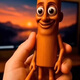 Linda impresión 3D de montaña extranjera de montaña y marco marino figura de madera de madera tungtungsahur parof ai pica abstract toys american cocodrilo 1 pieza