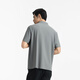 Jinba Men's Clothing (K-Boxing) [5A Antibacterial] Jinba Men's Clothing 25 Spring and Summer Anti-UV Cool Short-Sleeve Polo Shirt NPPN1592 Gray L