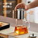 YIHUTEA glass teapot thickened high temperature resistant household stainless steel gallbladder teapot scented tea heatable teapot tea set 304 stainless steel liner teapot 500ml