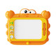 Extra Large Children's Zeichenbrett, Magnetschreibetafel, geometrisches Siegel, Kinder, 1-3 Jahre altes Spielzeugbaby Doodle, Orange mit Tischbeinen - Karte + Lineal + Album + Stand