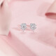 Saturday Fortune (ZLF) S925 silver earrings for women, four-leaf clover, fashionable and niche earrings for birthday gifts, a pair of earrings