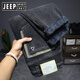Jeep Spirit Jeep Jeep Jeep Winter Men's Winter Plus Fleece engrosado Straight Elastic Spring y pantalones de ocio de otoño 9928 Azul más Volea 28 Circunferencia de cintura