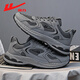 Huili official men's shoes sports dad shoes men 2025 new summer breathable mesh shoes men dark gray 44