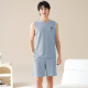 PALANDO PAJAMAS POUR HOMMES POUR SUMBRE CORTON PURS COPE SEPLEST SHORTS LA TAILLE DE LA LA LA LA LA LA LA LA LA LA LA MAISON DES VENDEMENTS SUMBRÉE MENSELLEMENT 13657 [Coton pur, adapté à la peau et respirante] L [suggéré pour 100-120 Jin [Jin est égal à 0,5 kg] usure]