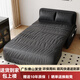 Gumu Lanxi 2025 new electric leather sofa bed folding dual-purpose single-person multi-function intelligent telescopic fully automatic small apartment, brown 0.8-meter electric sponge model, cat scratching leather