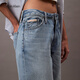 Calvin KleinJeans【凉感】【复刻90系列】25春夏女ck复古直筒牛仔裤47AB719 RDA-牛仔浅蓝 29