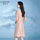Kebeier Gentle Pink Modified Cheongsam Robe Fomen Fomen Summer 2025 Nouveau jeune tempérament Xi Robe de mariée à belle-mère 2xl