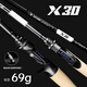 Jiyu X30 Luya Rod 25 Allgemeine Insektenstange Ultra-Licht-Langzeit-Schuss Ultra-Schneide-Einstellung Fischerei für Bass- und Mandarinfische hohe Kohlenstoffempfindlichkeit Huxi 2,01 Meter Pistole Griff MH-Einstellung C672mh