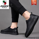 Région occidentale Camel 100 Chaussures masculines de la vache complète 2025 Sports en cuir authentique et chaussures en cuir décontractées chaussures de planche à semelle douce oulen 2603 Nouvelle marque officielle Brown-Camel 41