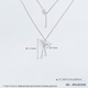 Liansichao PT950 solid Fu brand tassel platinum necklace Fu Lu double gourd pendant platinum chain set Valentine's Day gift platinum solid Fu brand gourd set chain about 5.26g