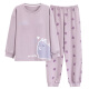 Frühling und Herbst, integrierter Pyjamas mit Brustpolstern für Frauen aus der Heimat- und Winter-Heimkleidung für Frauen, die große Größe von Frauen aus Baumwolle und Winter und großer Größe für Freizeitkleidung, HRY1047 M (empfohlen 75-95 Jin [Jin Equals 0,5 kg]) getragen werden können.