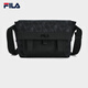 Fila Fila Boy Bag [Black Warrior] Crossbody Bag Presbyopia Leicht wasserresistente Umhängetasche 2025 Retro alter Blumenumhängetasche, Schwarz - Bk XS