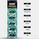 Special Electric Nr. 1 Z Original Pakko Pakko AG3/L736C/LR41 Mercury-freie umweltfreundliche alkalische Batterie Batterie Spielzeugfernerregelung L736C1 Karte 10 Tabletten