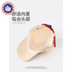 SCOTT GOOSE Baseball Cap Men and Women's Summer New Fashionable and All-matched Fashionable Sun Hat Showing Face Small Baseball Cap Women's Sun Hat Beige One Size (56-58cm)
