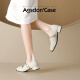 
Agsdon Mary Jane Women's Shoes New Summer New Chinese Pearl Light Mouth Single Shoes with Skirt Single Shoes P551275 m 38