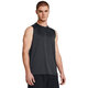UNDERARMOR Spring and Summer Tech Vent Men's Training Sports Vest 1384290 Black 001 XL